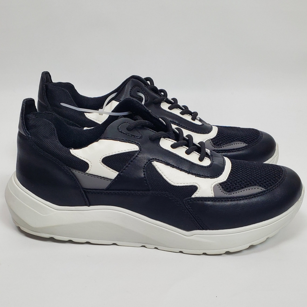 Kingside Men's Phillip Dad Sneakers Men's Shoes Black White Size 8.5M MSRP $80.